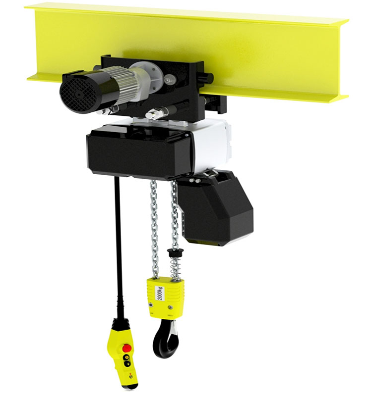 Testa procedūras pirms elektriskās ķēdes pacēlāja Test procedures before use of electric chain hoist.jpg