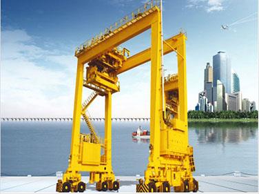 Izvērstā veiktspēja - gumijas režģis - konteineru portāls Crane.jpg Advanced Performance Rubber-Tyred Container Portal Crane.jpg