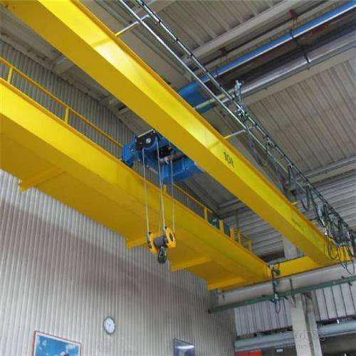 Tērauda dubultā un vienpavedienveida slīpmašīna Crane.jpg Steel Double and Single Girder Overhead Crane.jpg