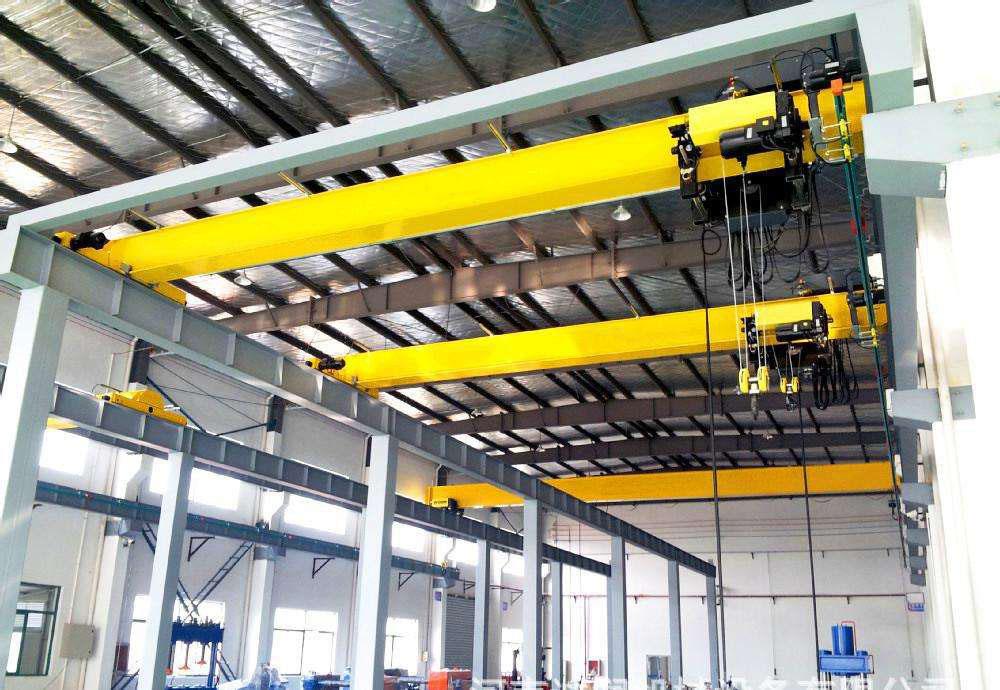 Jauns viengraudainais ceļa krāns ar CD1 MD1 Electric Hoist.jpg New Single Girder Overhead Crane with CD1 MD1 Electric Hoist.jpg