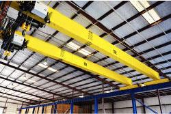 Vienstāva augšējā apakšējā slīdošā ceļa virsma Crane.jpg Single Girder Top Running Under-Slanging Traveling Overhead Crane.jpg