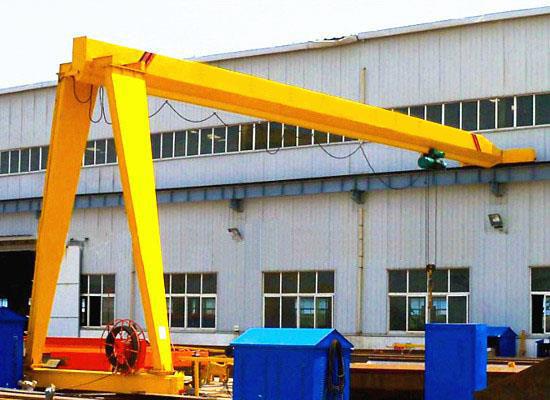 10t vienstāva pusgranše Crane.jpg 10t Single Girder Semi-Gantry Crane.jpg