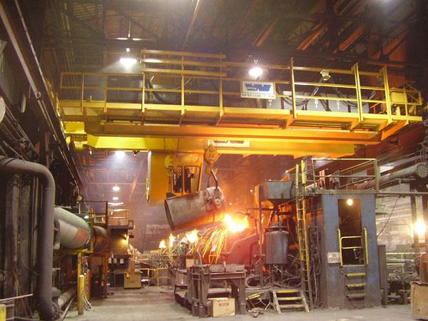 Celtnis tipa celtņa tipa liešanas celtnis Metallurgic Plant.jpg Overhead Crane Type Casting Crane for Metallurgic Plant.jpg