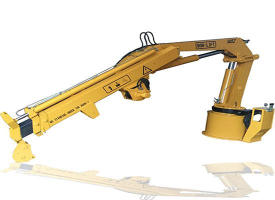 Sertificēts ar ABS CCS BV hidraulisko kuģu jūras krāna ar noņemto boom.jpg Certificated by ABS CCS BV Hydraulic Ship Marine Crane with Retracted Boom.jpg