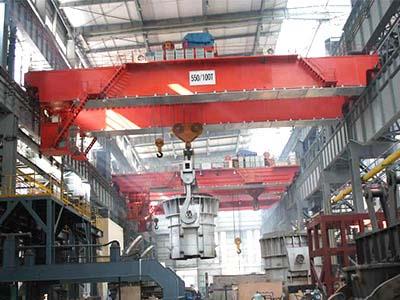 Hook Bridge Casting Celtnis ar elektrisko pacēlāju Hook Bridge Casting Overhead Crane with Electric Hoist.jpg