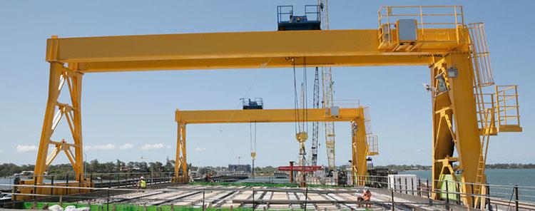 DBox tipa divkāršais elektriskais ratiņi, portatīvie celtņi, 10T, 20T, 50T, ar CE, SGS, ISO sertificēti Box Type Double Girder Electric Trolley Gantry Crane,10T,20T,50T,with CE,SGS,ISO Certified