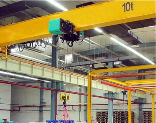 10t Elektriskā vienpiedziņas gaisvadu crane.jpg 10t Electric Single Girder Overhead Crane.jpg